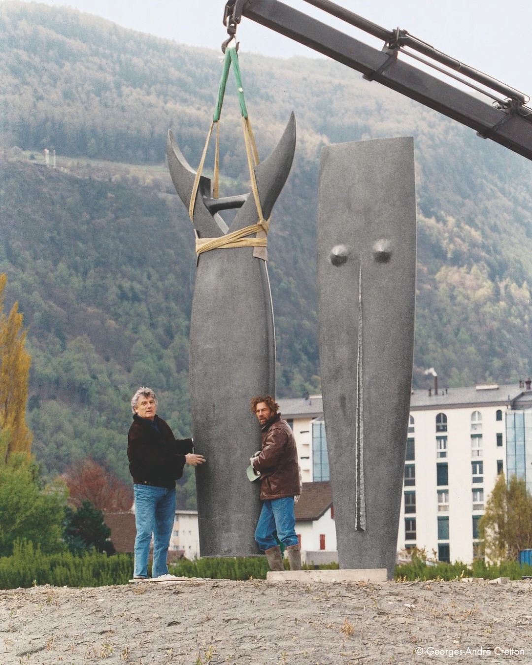 Avec Léonard Gianadda