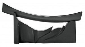 Barque au départ, Granit d’Inde, 2013, 150 x 280 x 50  cm