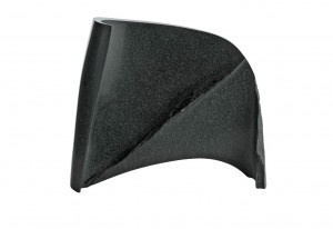 Blessure diagonale, Granit d’Inde, 2013, 35 x 43 x 17  cm