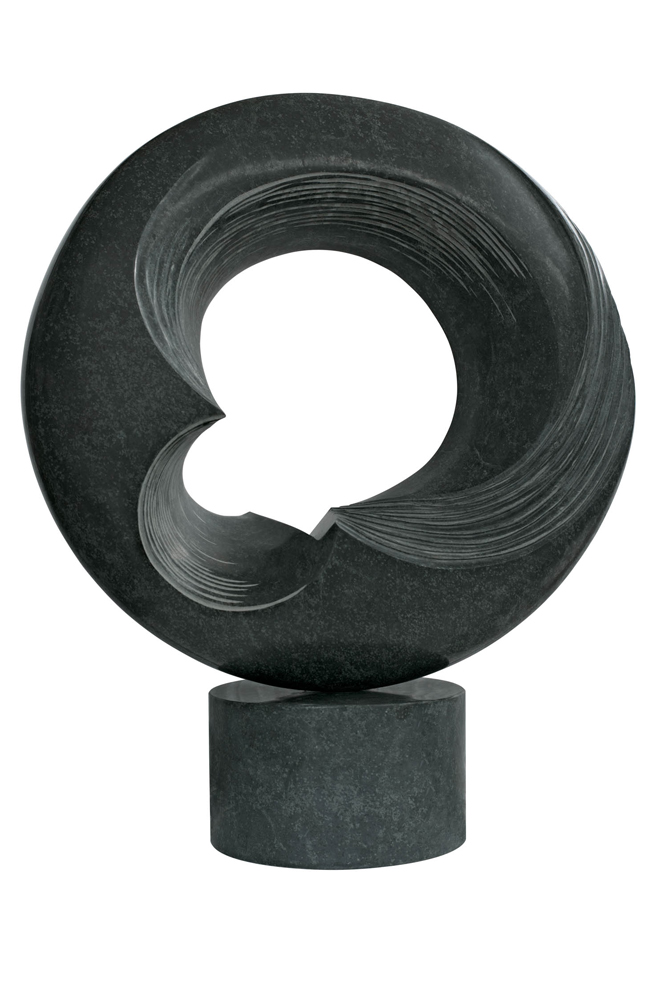 Dans la tourmente 1, Granit d’Inde, 2013, 86 x 70 x 25  cm