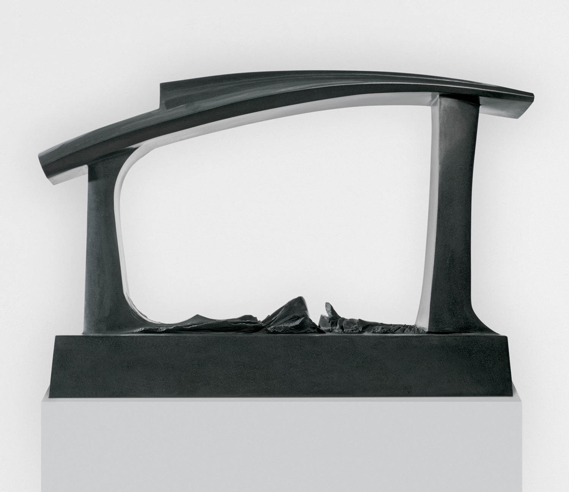 Entre ciel et vague, Granit d’Inde, 2012, 87 x 130 x 20  cm